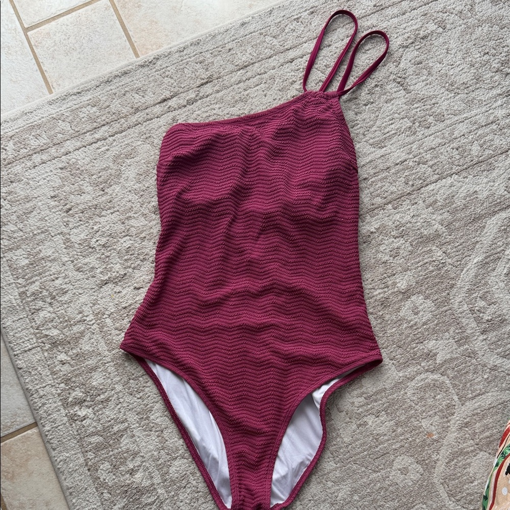 Cupshe Burgundy One Piece Swimsuit